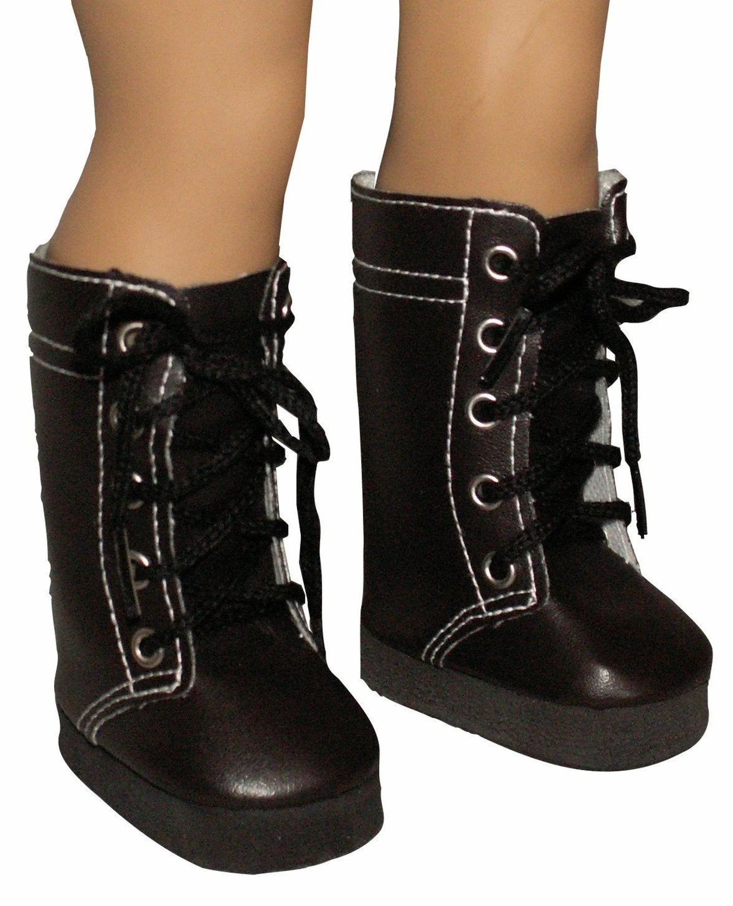 Dark Brown Leather Boots