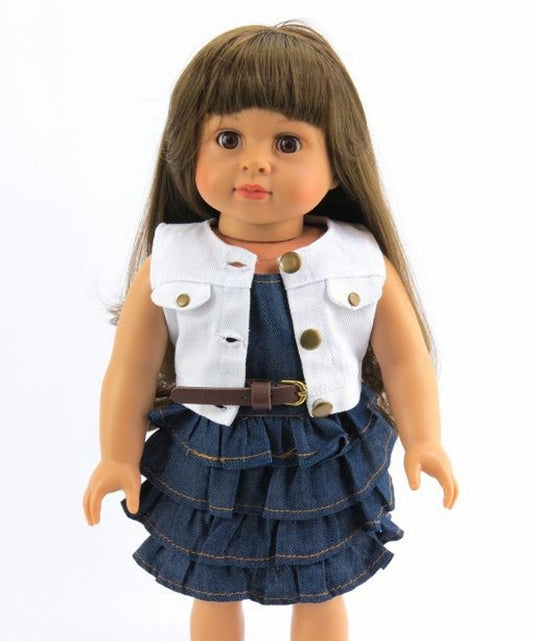 Denim Dress w/ Vest