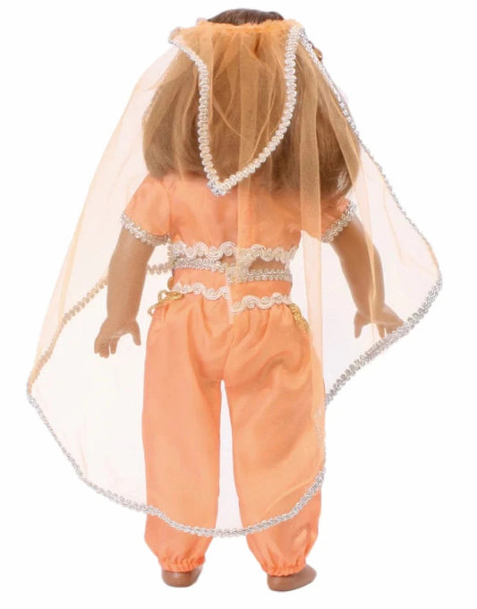 Salmon Orange Genie Costume