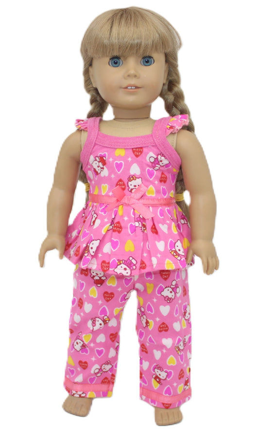 Hello Kitty Flannel Pajamas