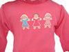 Pink Ruffled Collar