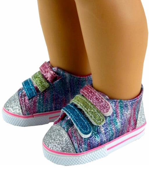 Rainbow Glitter Sneakers