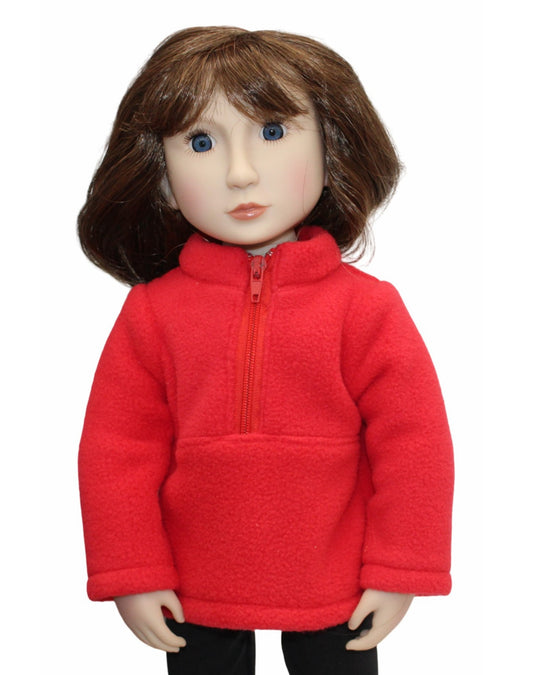 Zip Front Fleece Top