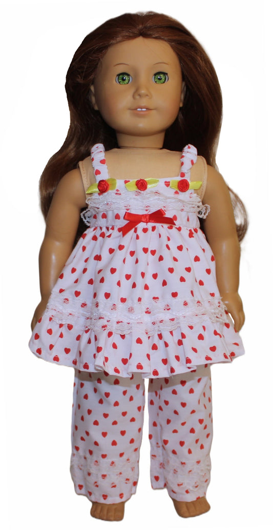 Red Hearts Pajamas