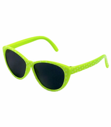Lime Green Polka Dot Sunglasses