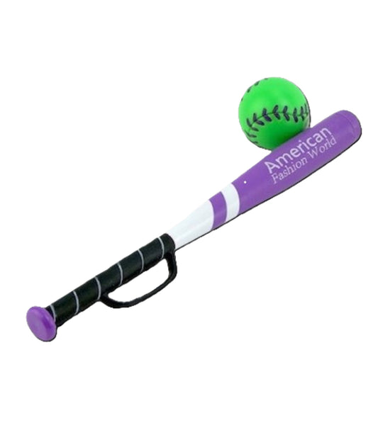 Purple Bat w/Baseball