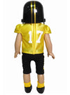 Yellow Football Uniform w/ Black Helmet