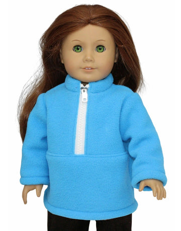 Zip Front Fleece Top