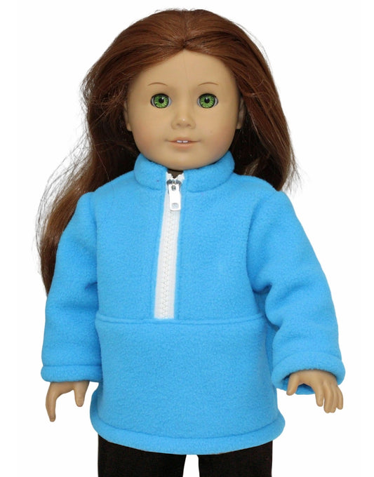 Zip Front Fleece Top