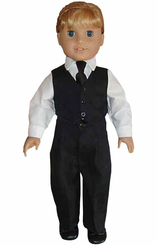 Vest, Shirt, Pants & Tie