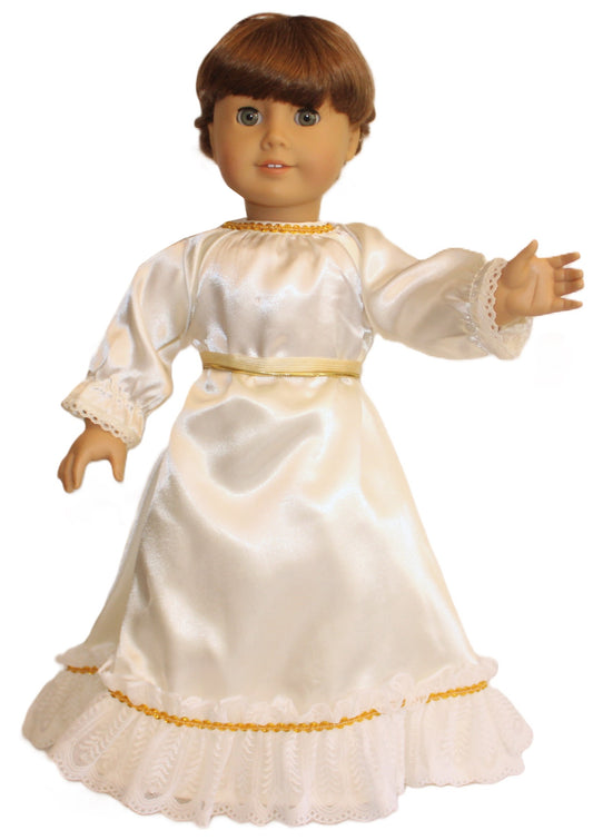 Satin Angel Gown w/ Trumpet