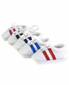 White Sport Sneakers w/ Stripes