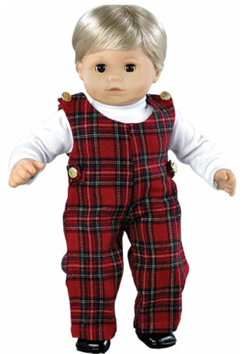 Plaid Romper & Turtleneck