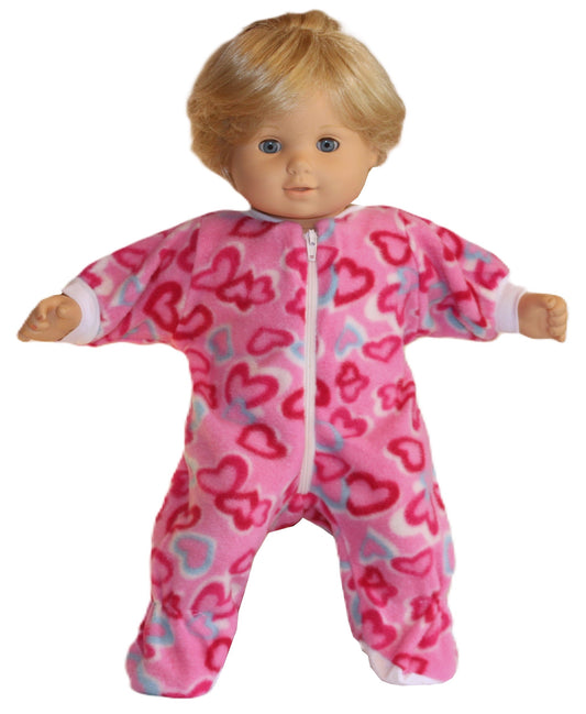 Pink Hearts Blanket Sleeper