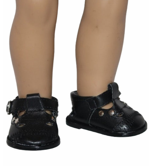 Black Chunky Mary Janes