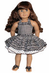 Black Gingham Dress