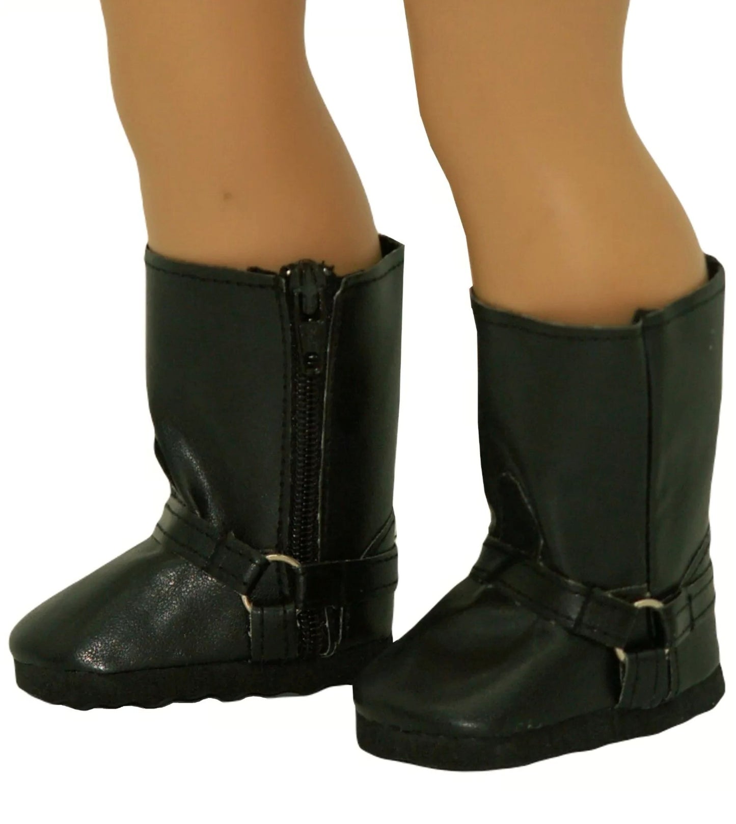 Black Harness Riding Boots