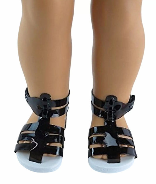 Black Jelly Sandals