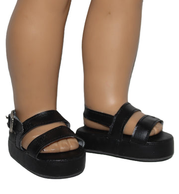 Black Platform Sandals