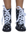 Black Polka Dot Boots