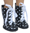 Black Polka Dot Boots