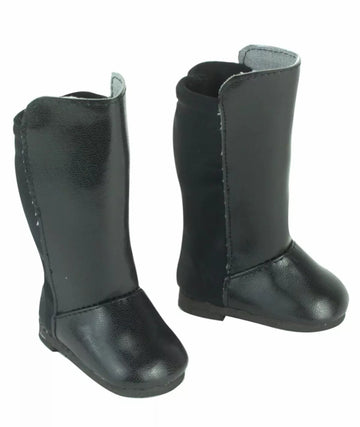 Black Pull-On Equestrian Boots
