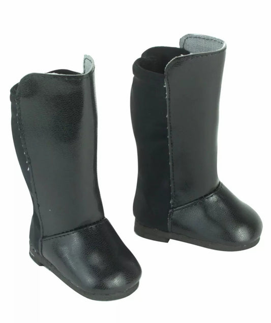 Black Pull-On Equestrian Boots