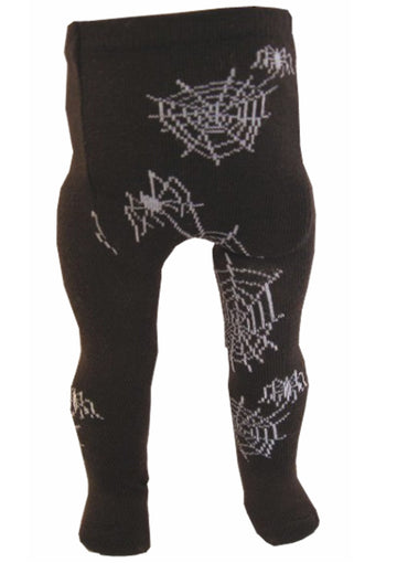 Black Spider Web Tights