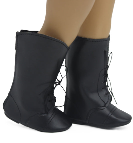 Victorian Black Riding Boots