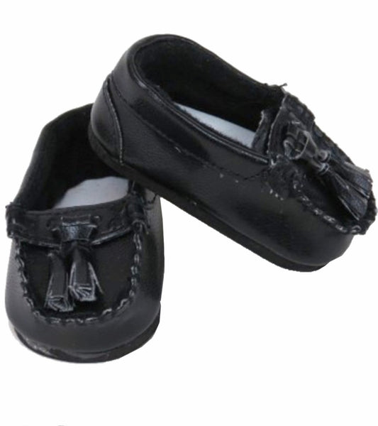 Black Tasseled Loafers