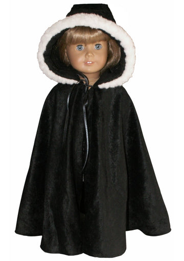 Black Velour Cape