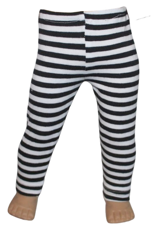 Black & White Stripe Leggings