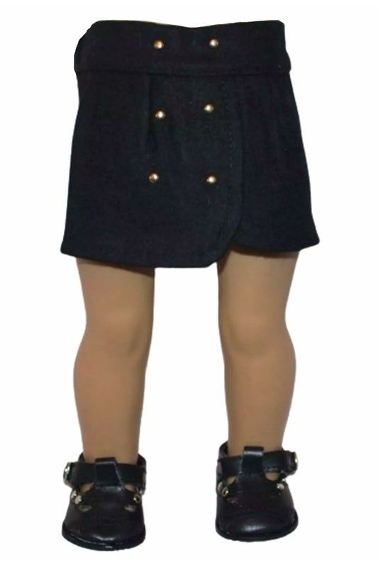 Black Wrap Skirt