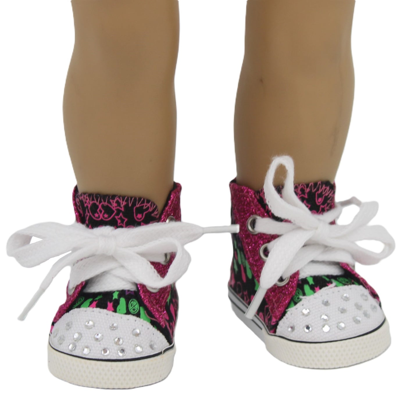 Bling Mid Top Sneakers