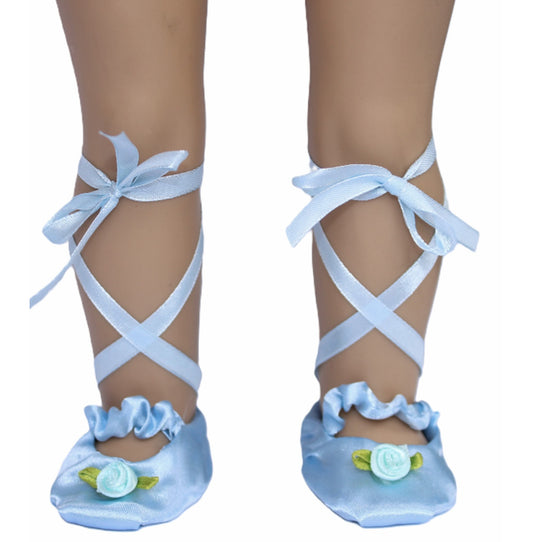 Blue Ballet Slippers
