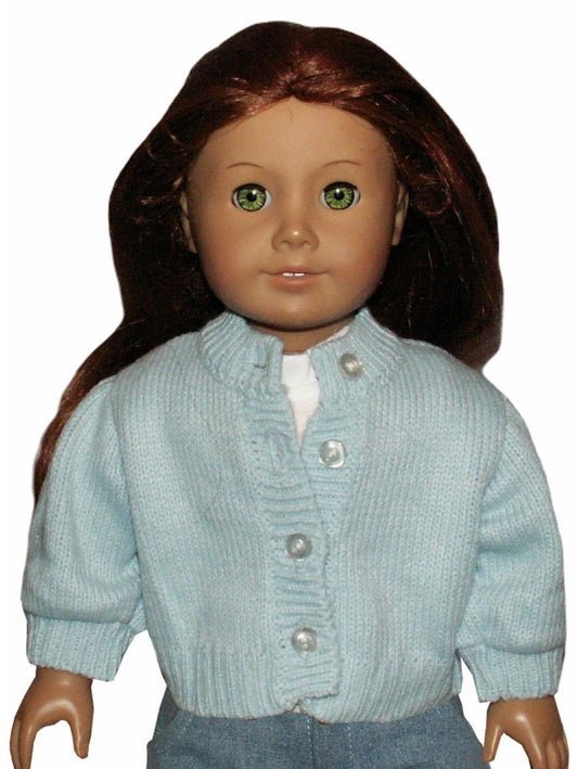 Blue Cardigan Sweater
