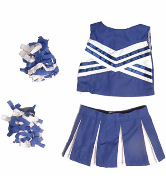 Blue Cheerleader Outfit
