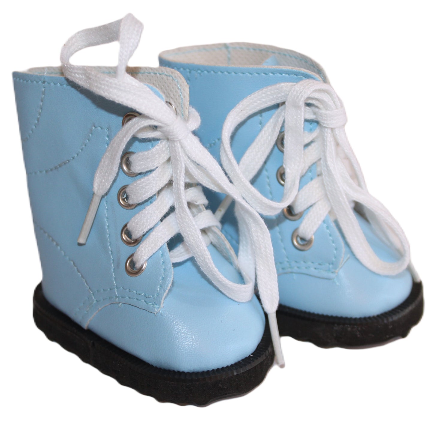 Blue Chunky Boots