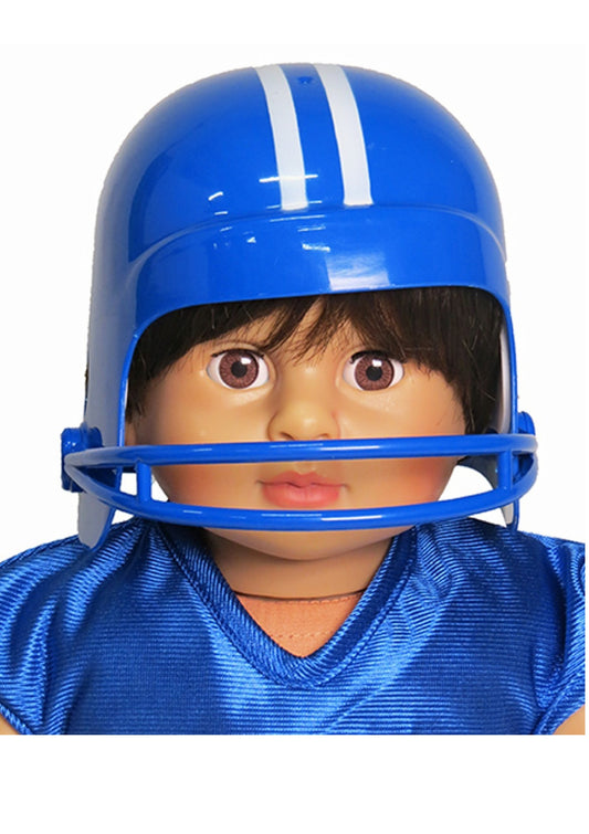 Blue Football Helmet