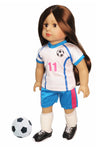 6 pc Blue & Pink Soccer Set