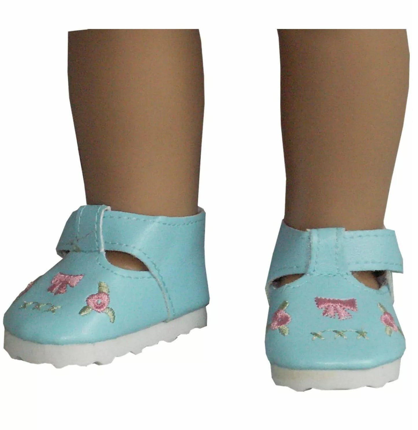 Blue Ribbons Mary Janes