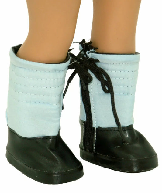 Blue & Black Snow Boots