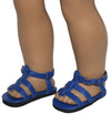 Blue Strappy Sandals