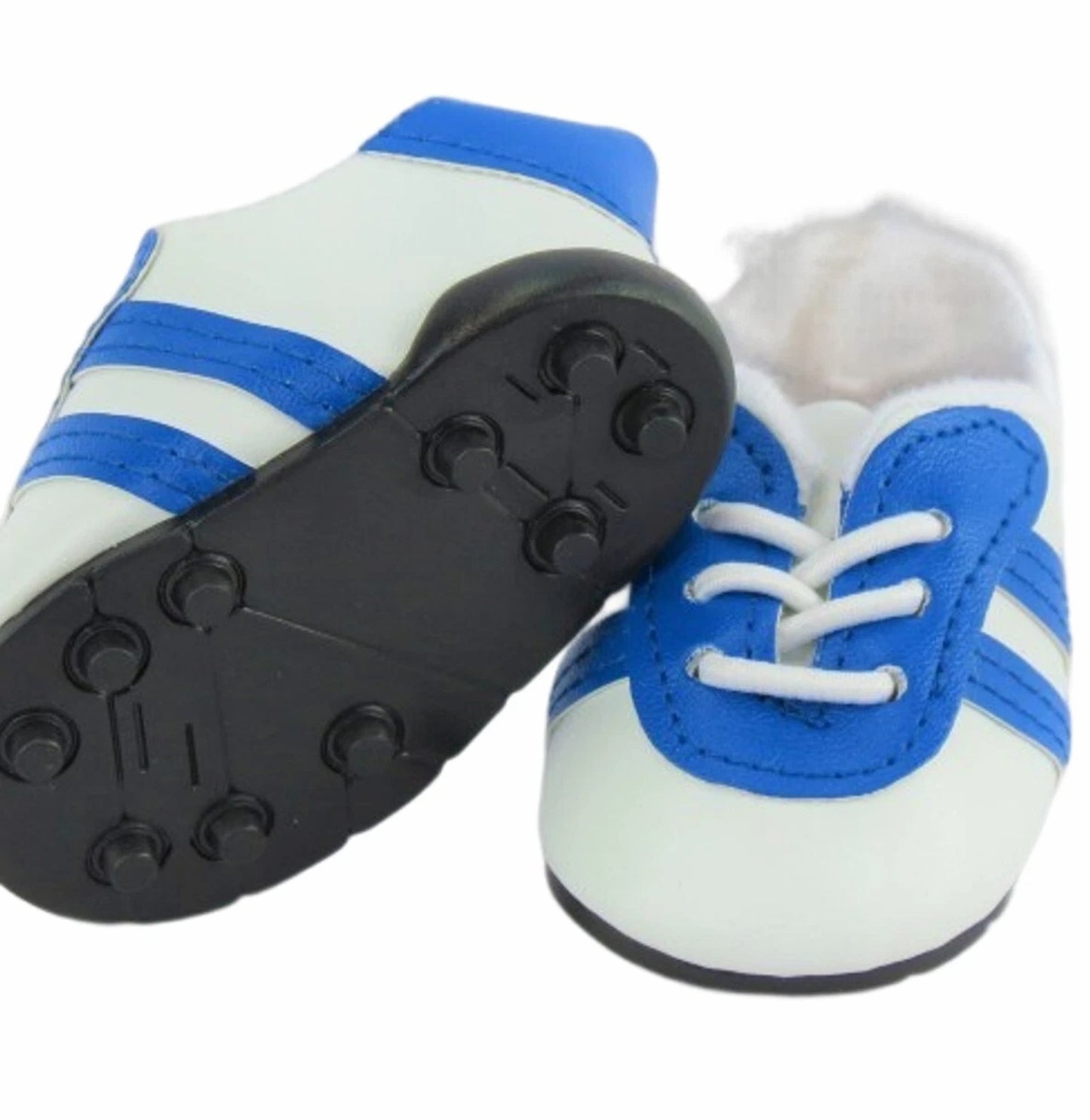 Blue & White Cleats