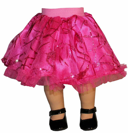 Bright Pink Sparkle Skirt
