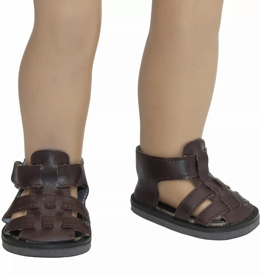Heavy Dark Brown Sandals