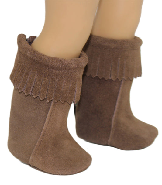 Brown Moccasin Boots