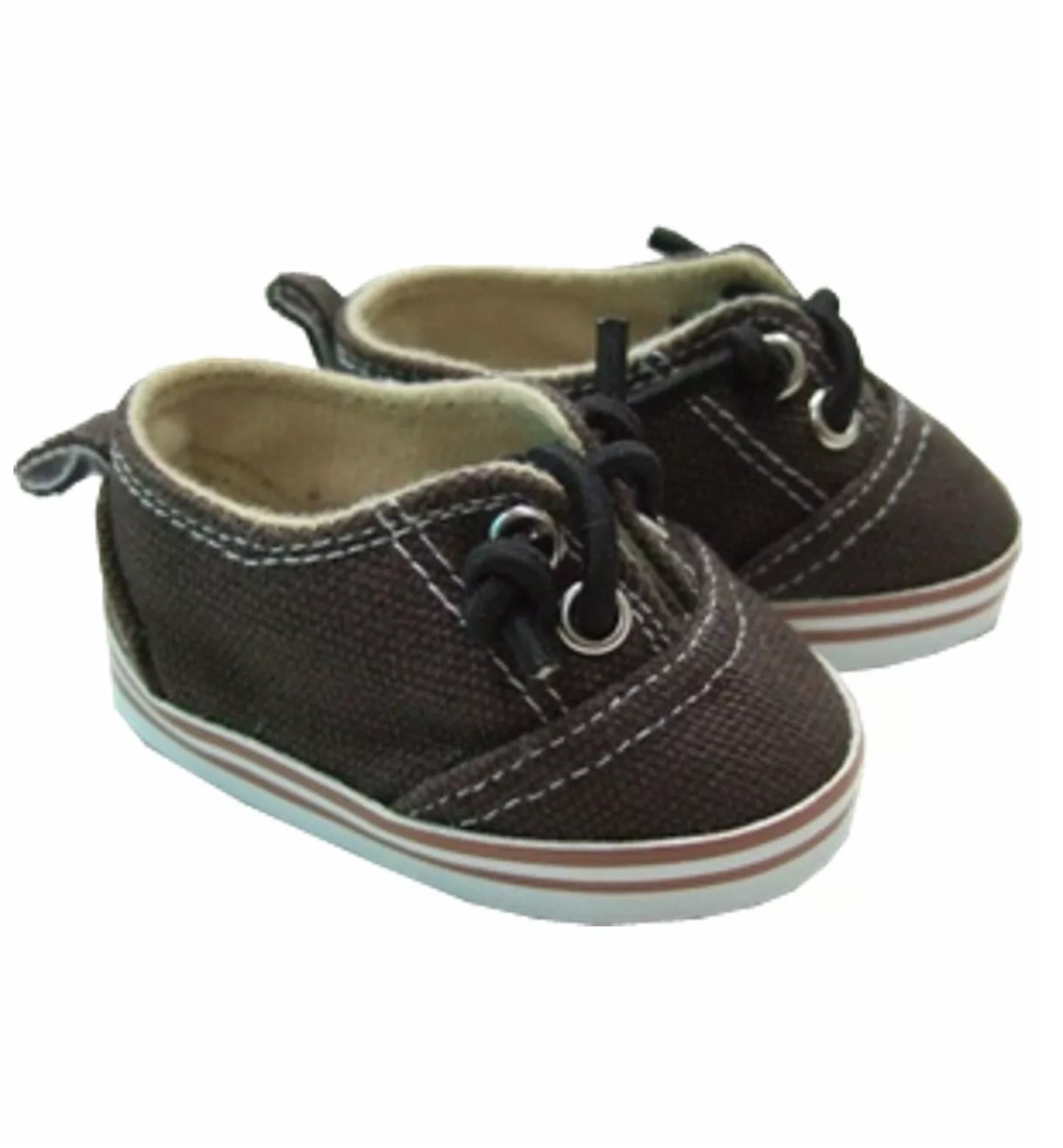 Brown Canvas Sneakers