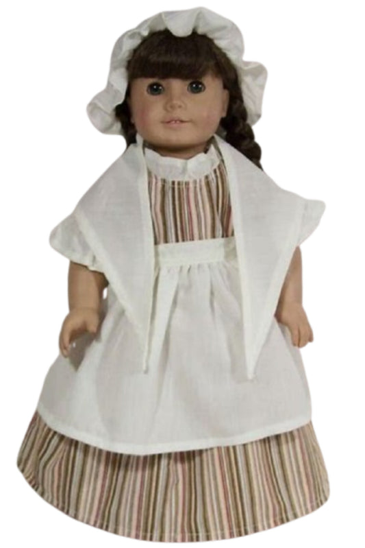 Colonial Work Dress - Brown