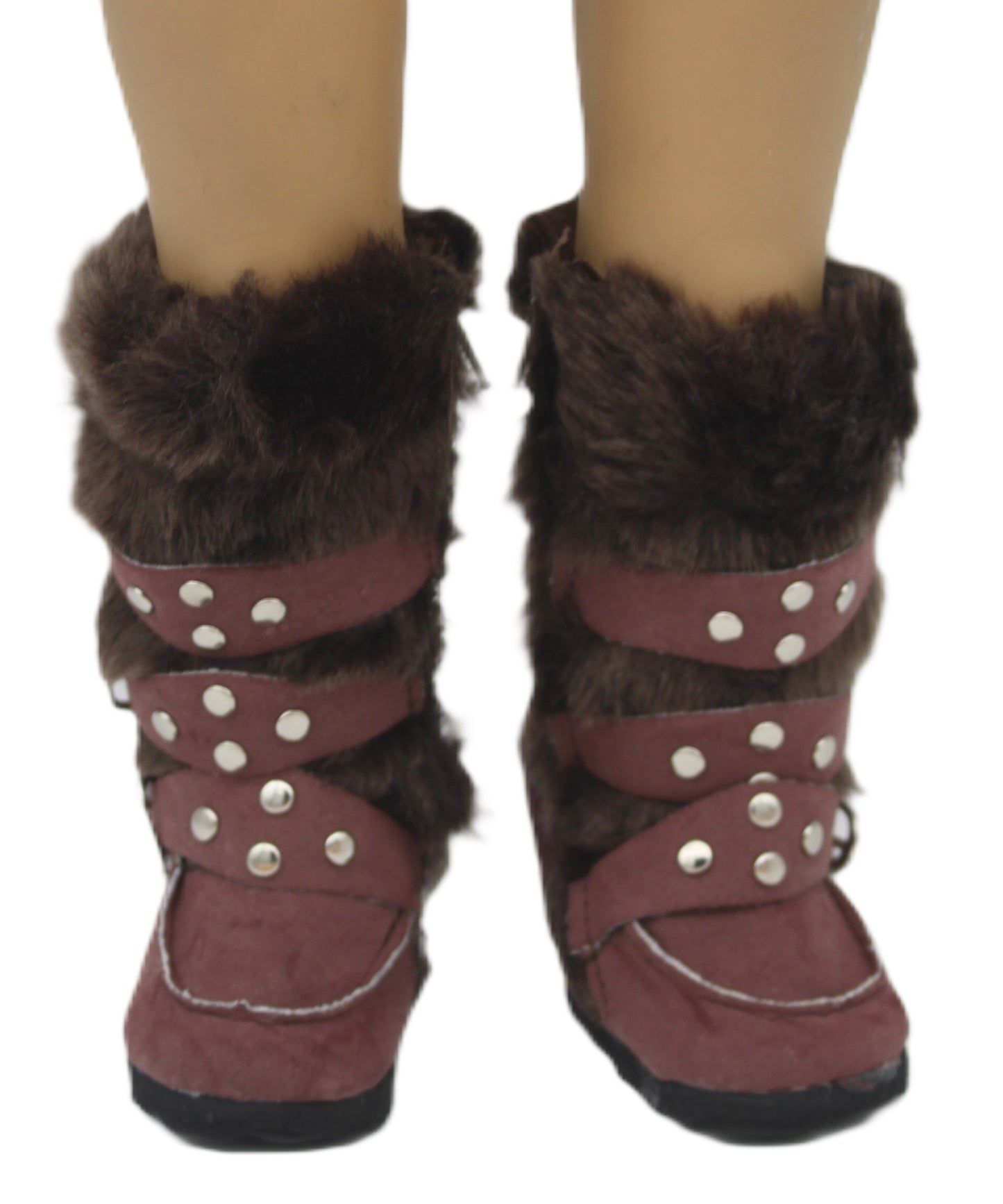 Dark Brown Suede Boots